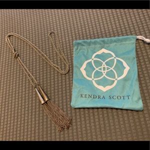 Kendra Scott Silver Chain with Tassles